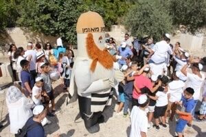 תופים ושופרות בכותל