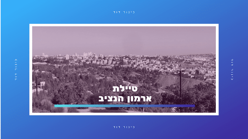 סיור תצפית בארמון הנציב