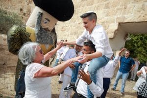 תמונה טקס בר מצווה בכותל