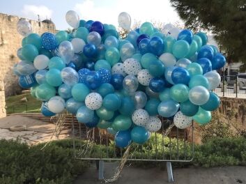 הפרחת בלונים בכותל
