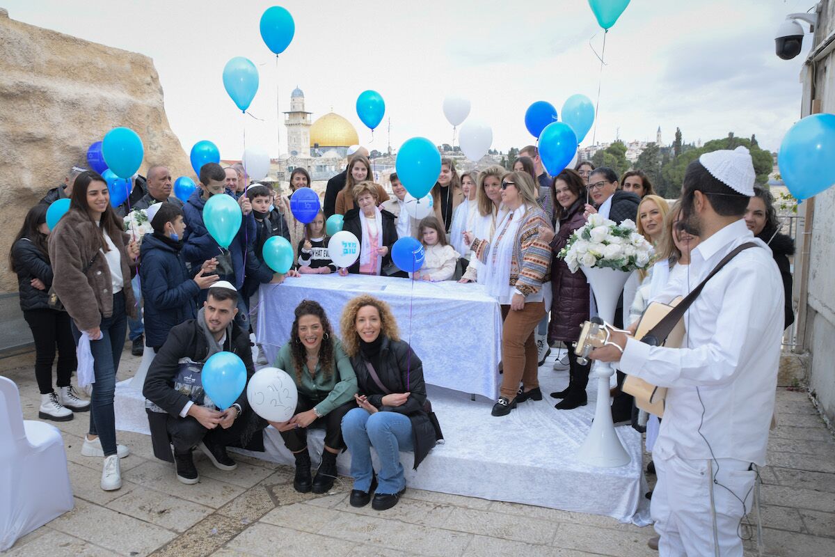 בלונים בכותל