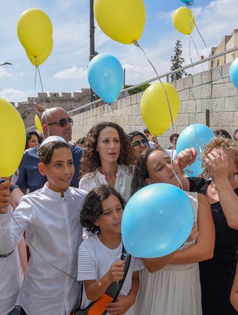 תמונה בלונים בכותל