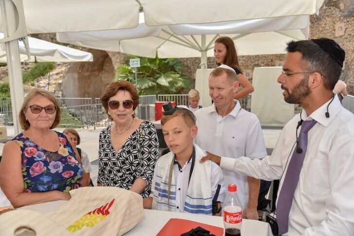 פייטן לבר מצווה בכותל