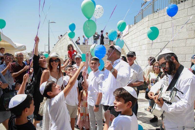 בלונים בכותל