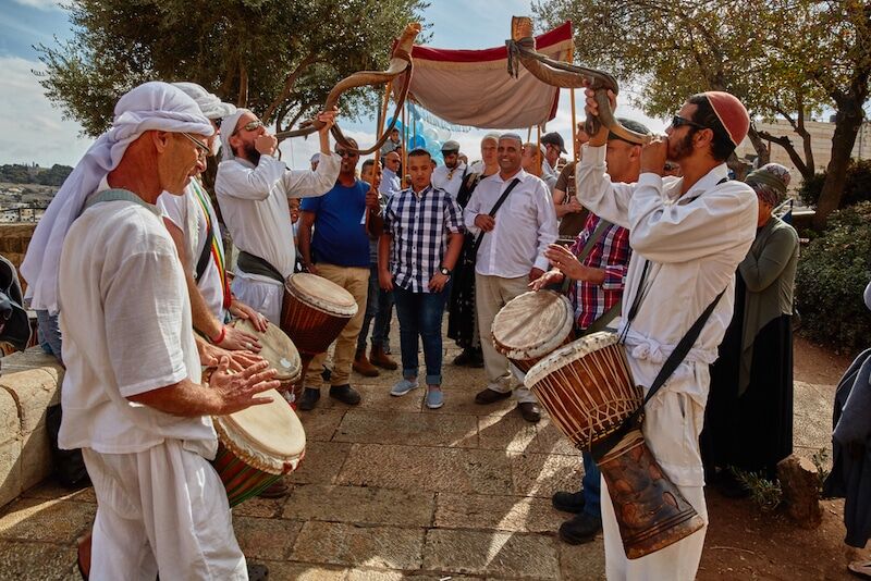 תמונה מתופפים בכותל