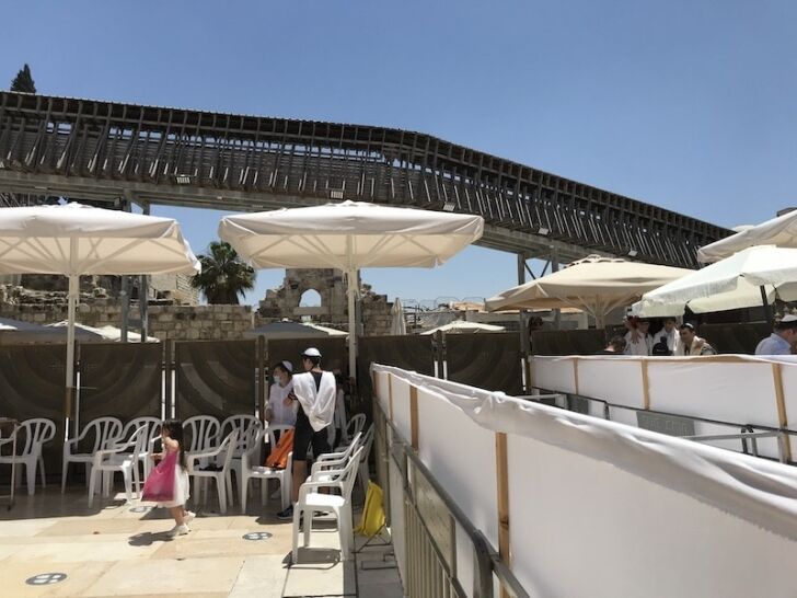 טקס הנחת תפילין בימי הקורונה